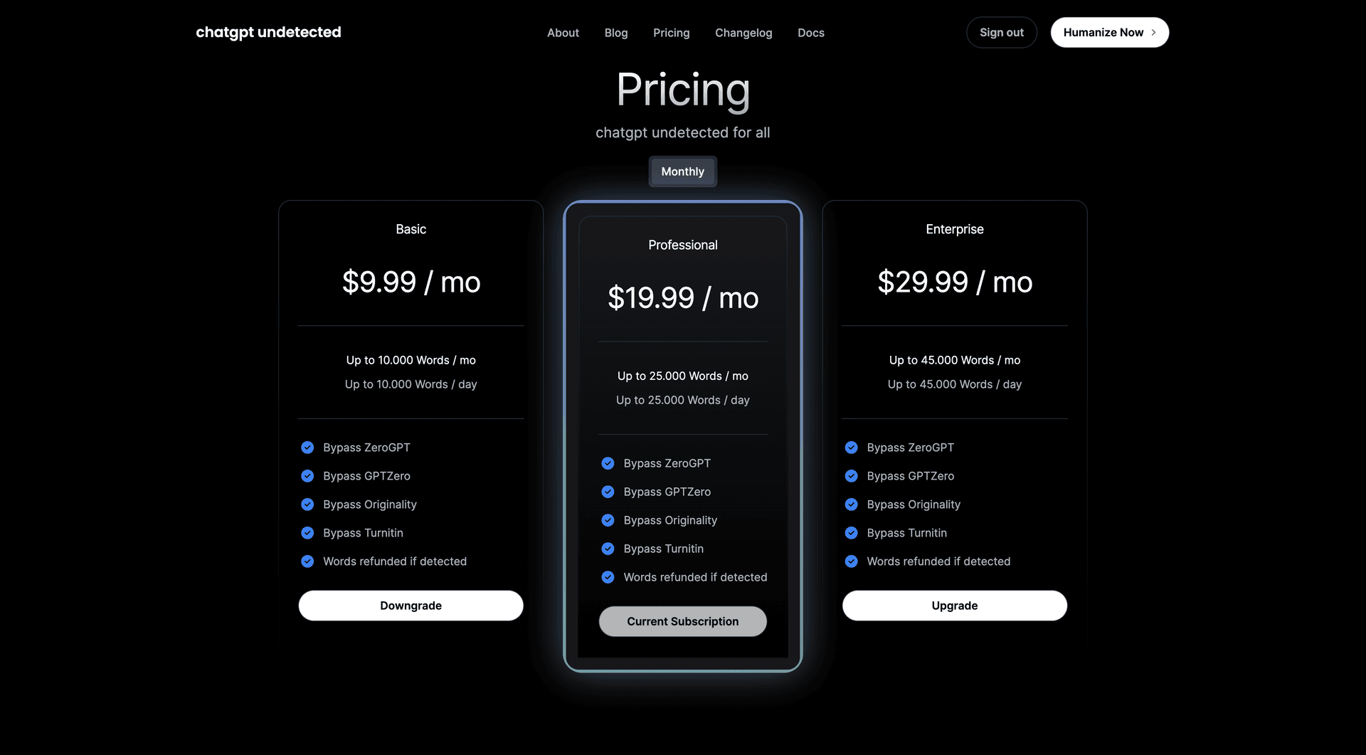 Subscription Plans